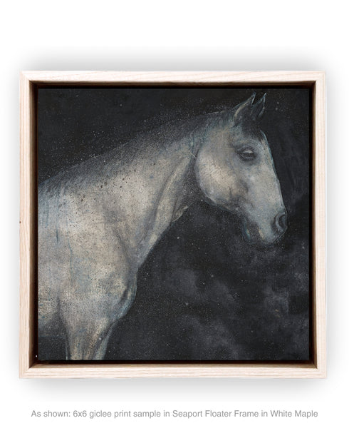 Horse | Framed Giclee Print on Canvas